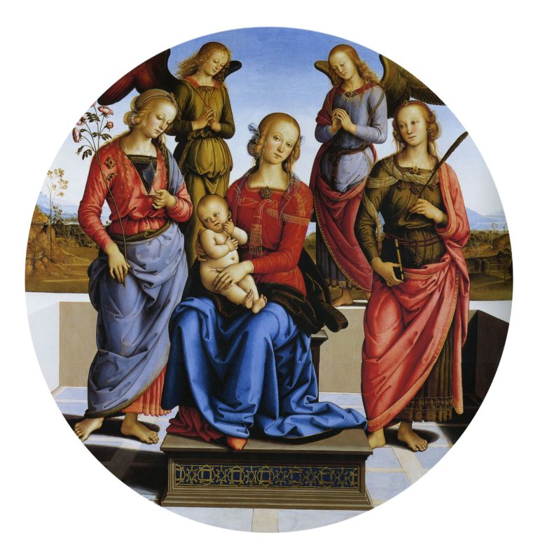 madonna tondo perugino